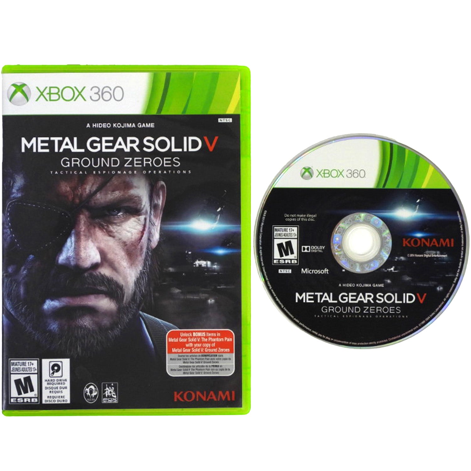 Metal Gear Solid V 5: Ground Zeroes (Xbox 360)