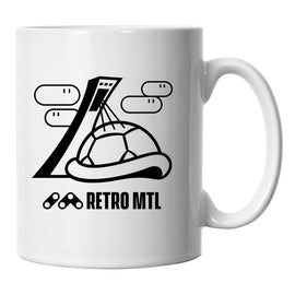 Tasse blanche en céramique [Stade Carapace] 11 oz