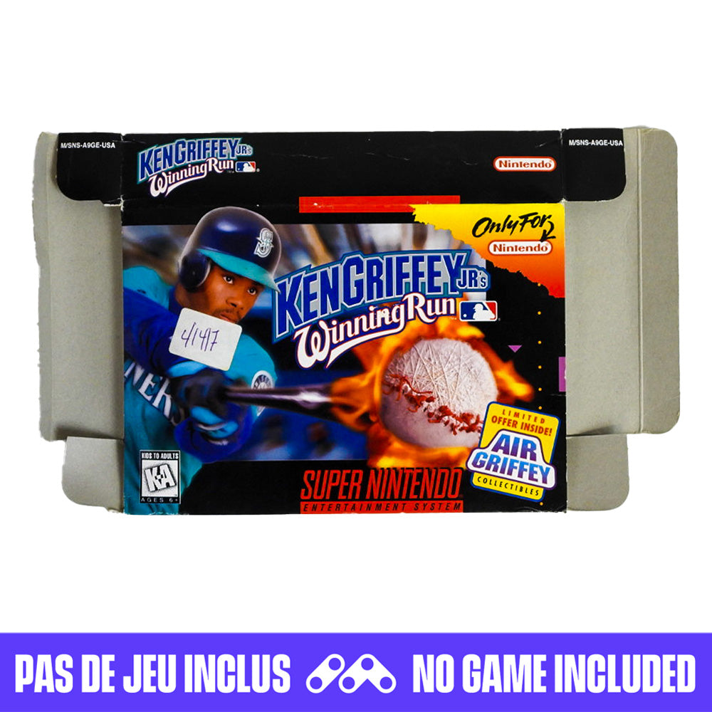 Ken Griffey Jr's Winning Run [Box] (Super Nintendo / SNES)