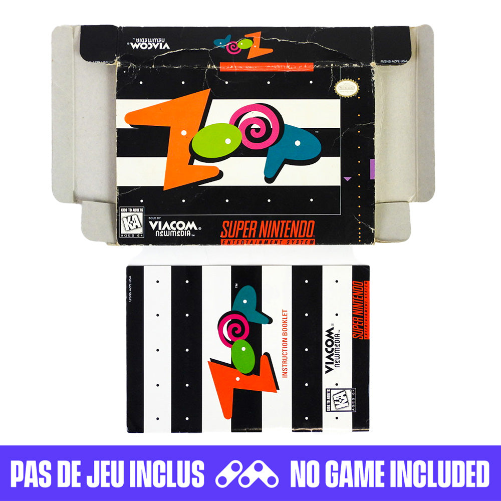 Zoop [Box] (Super Nintendo / SNES)