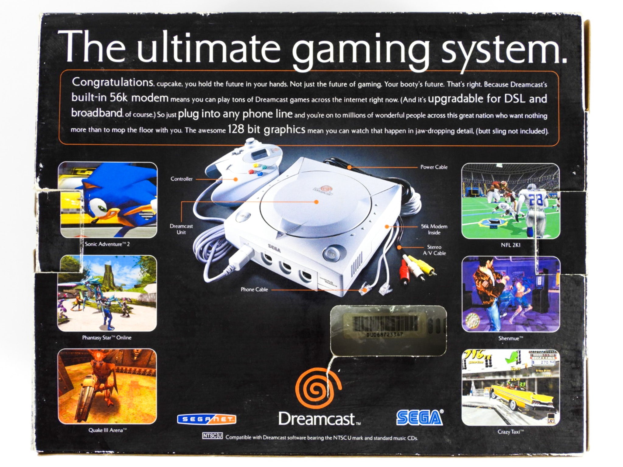 Online Sega Dreamcast with Box