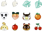 Ensemble de 6 Boucles d'oreilles Animal Crossing New Horizons