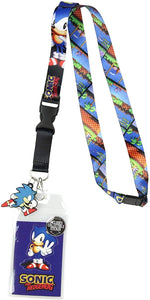 SEGA Sonic Lanyard with Rubber Charm