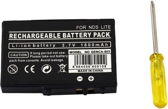 Nintendo DS Lite Rechargeable Battery Pack 3.7V 1800mAH [Old Skool] (Nintendo DS)