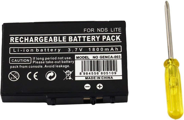 Nintendo DS Lite Rechargeable Battery Pack 3.7V 1800mAH [Old Skool]  (Nintendo DS)