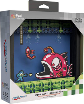 Cadre 3D Mega Man 2 poisson lanterne