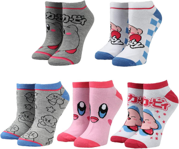Womens 5-Pack Kirby Ankle Socks