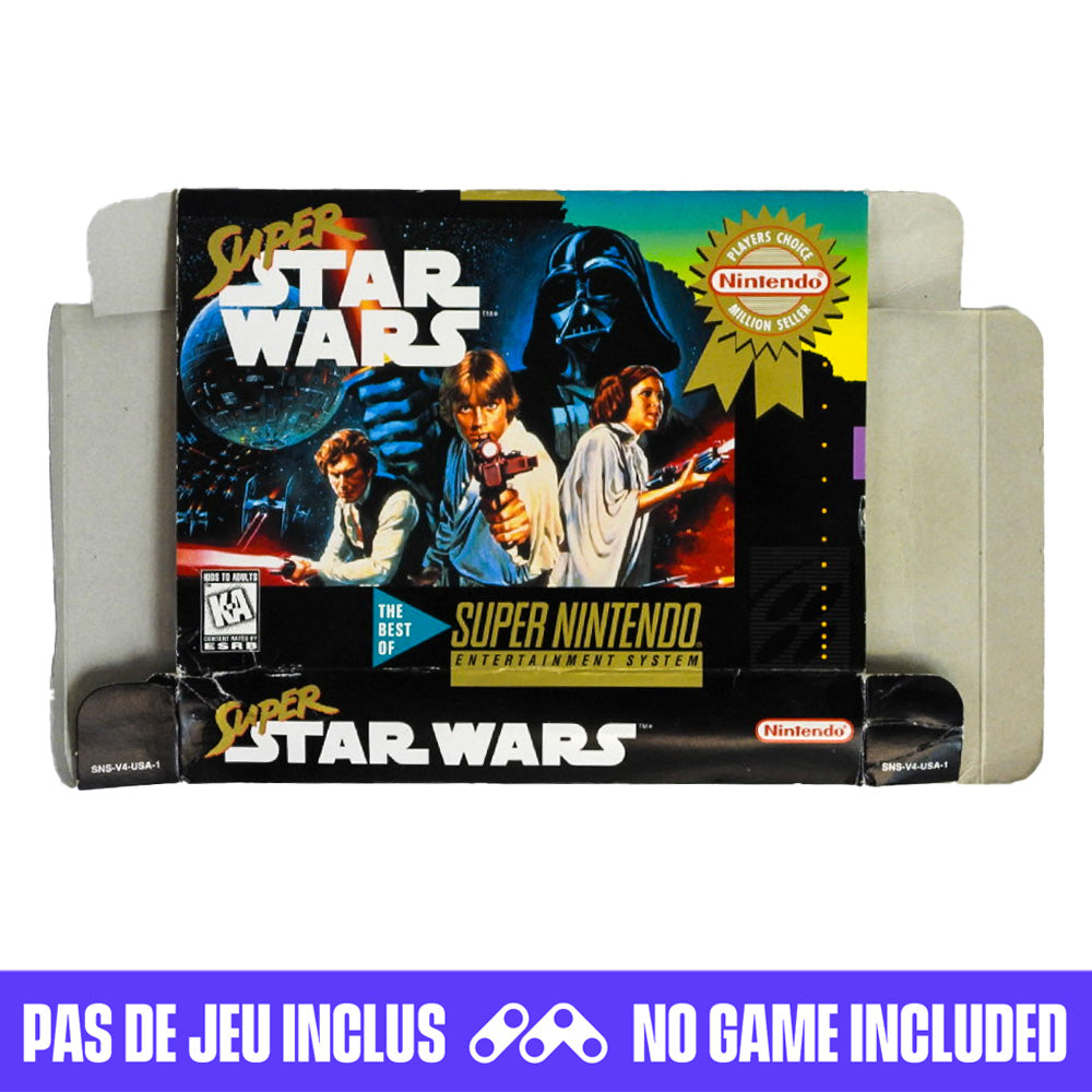 Super Star Wars [Player's Choice] [Box] (Super Nintendo / SNES)