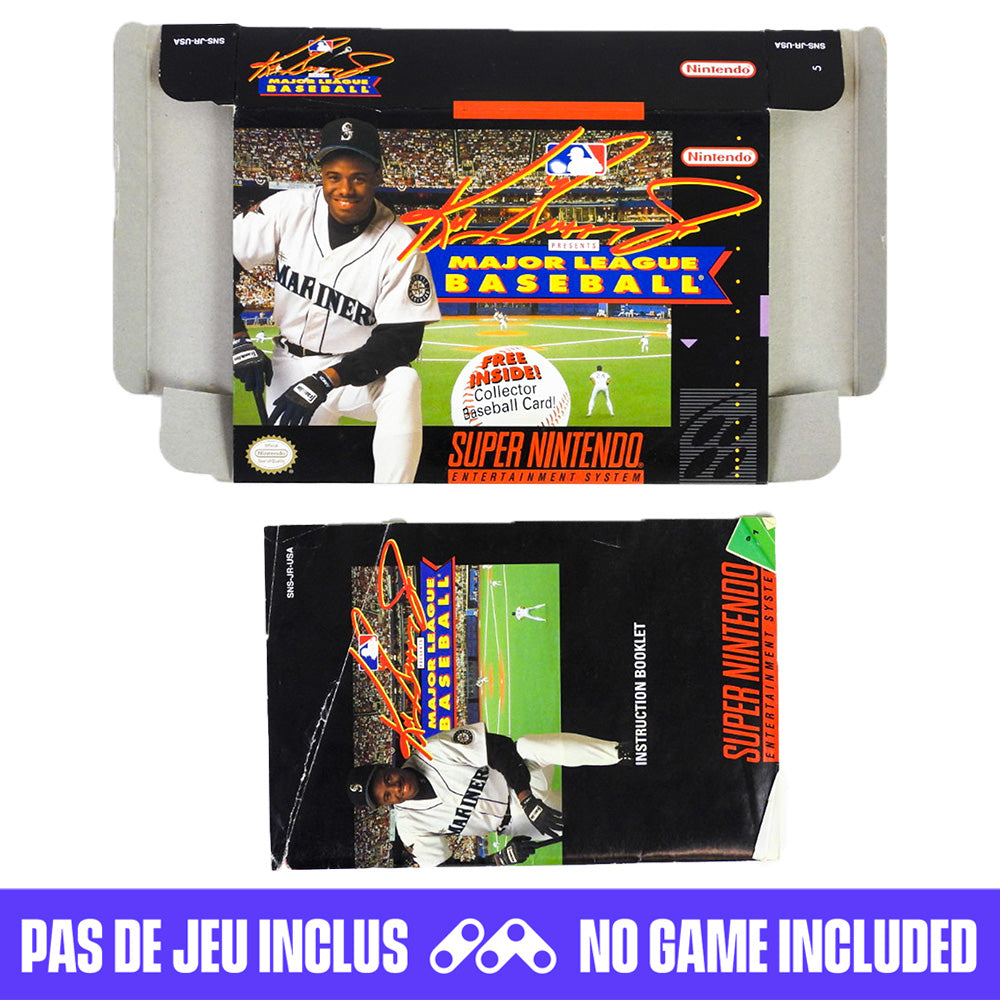Ken Griffey Jr Major League Baseball [Box] (Super Nintendo / SNES)