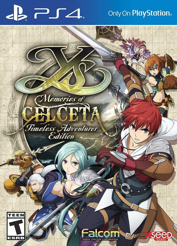 Ys: Memories Of Celceta [Timeless Adventurer Edition] (Playstation 4 / PS4)
