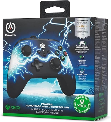 Advantage Wired Controller Arc Lightning [PowerA] (Xbox Series X)