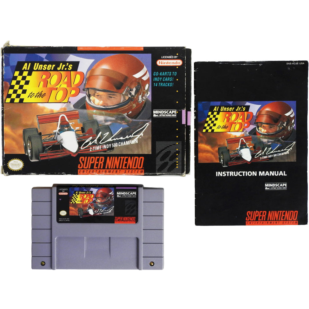 Al Unser Jr.'s Road to the Top  (Super Nintendo / SNES)