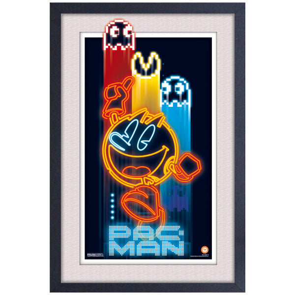 Pac-Man Faux Matte Frame – Retro MTL
