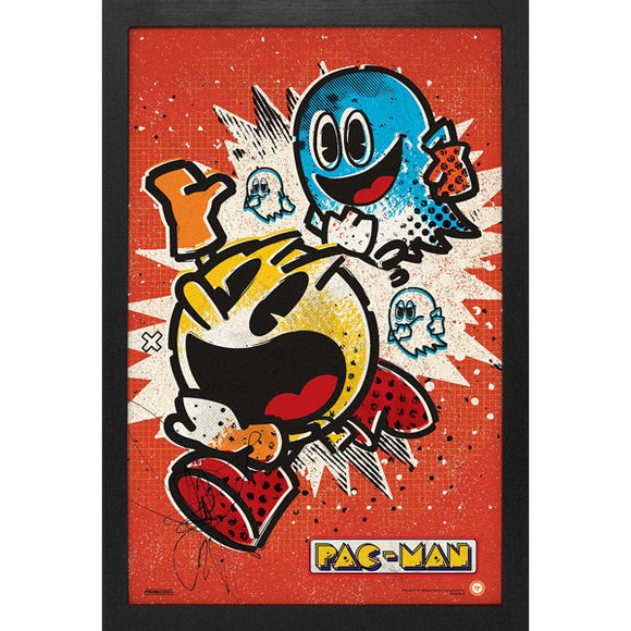 Vintage Ghost Pac-Man Frame – Retro MTL
