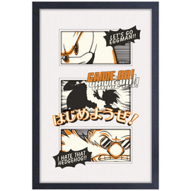 Cadre Game On Sega Sonic Faux Matte