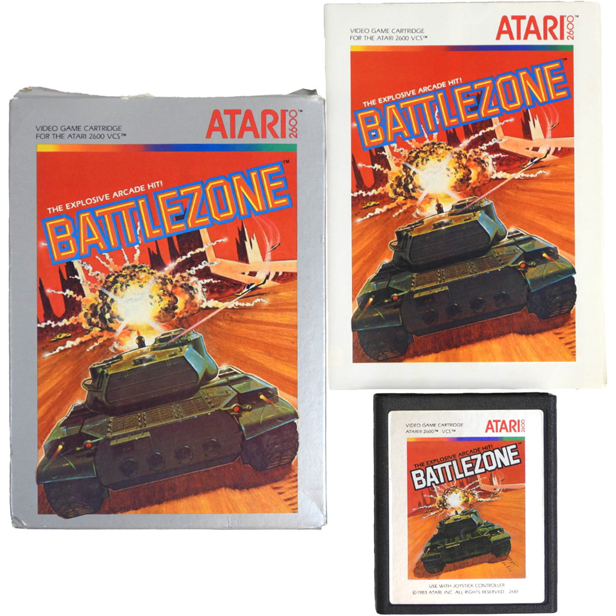 Battlezone [Silver Label] (Atari 2600)