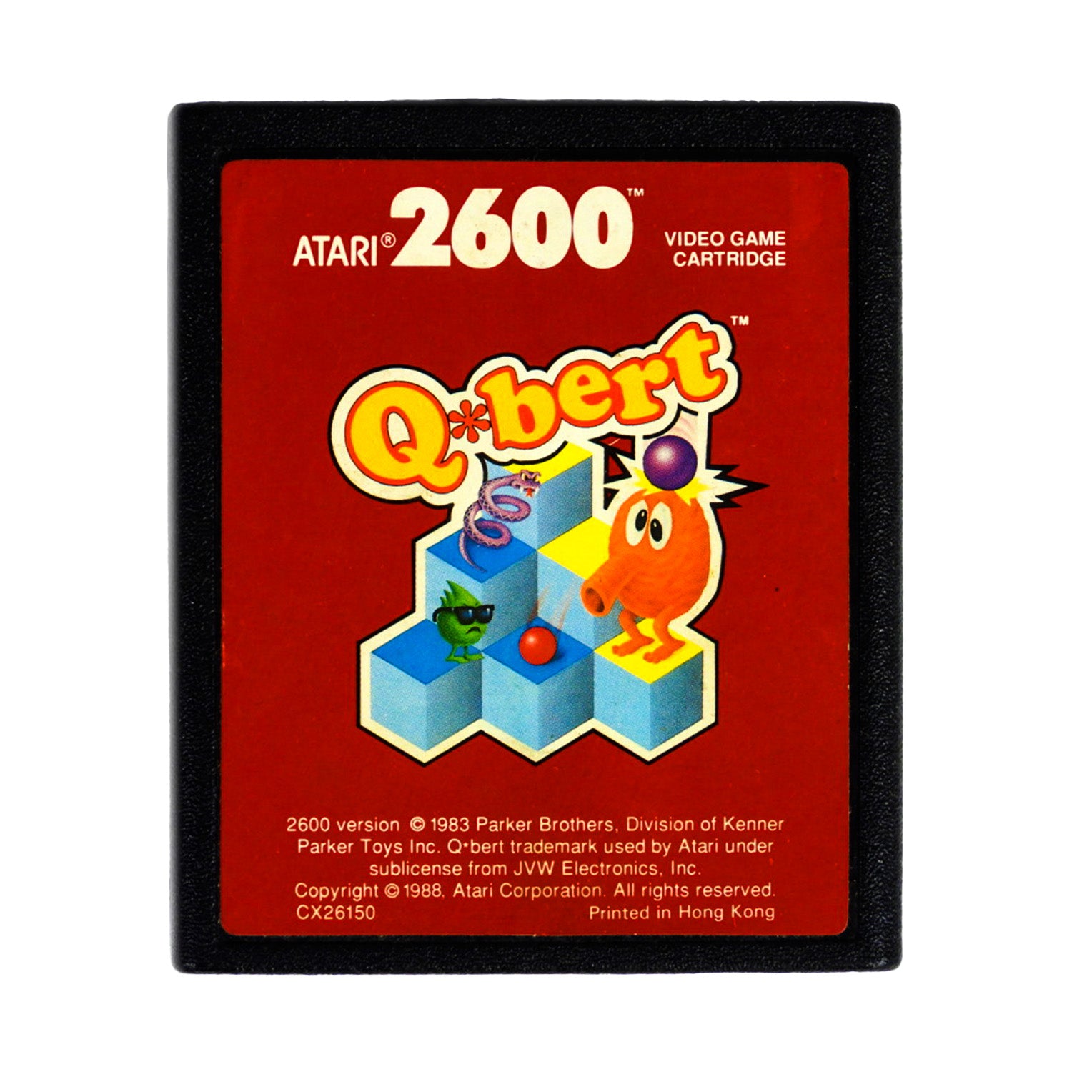 Q*bert [Red Label] (Atari 2600)