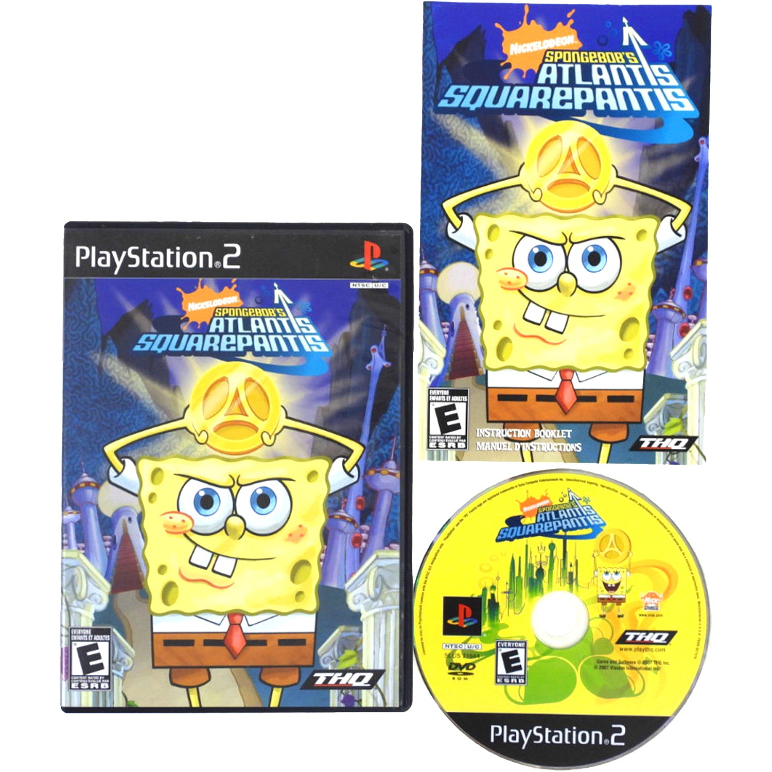SpongeBob's Atlantis SquarePantis (PlayStation 2 / PS2)