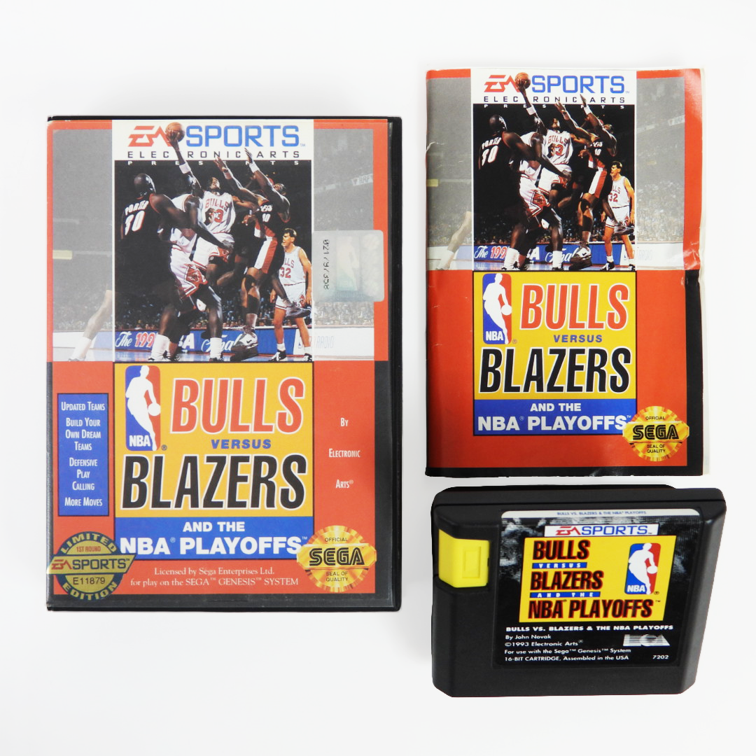 Bulls Vs Blazers and The NBA Playoffs [Limited Edition] (Sega Genesis)