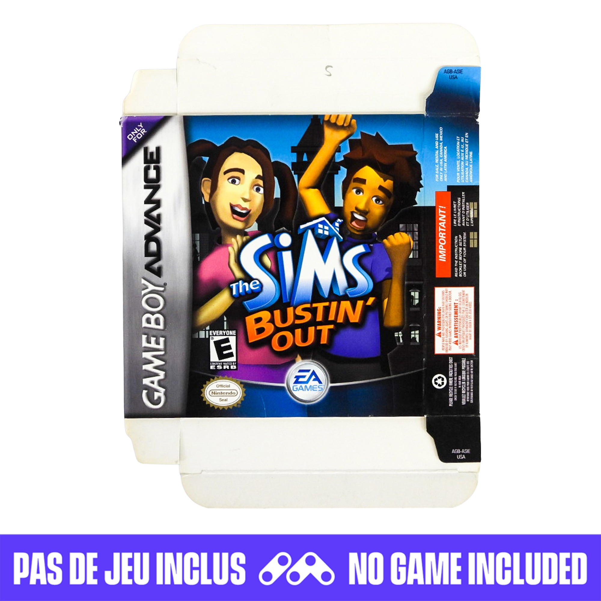 The Sims Bustin Out [Box] (Nintendo Game Boy Advance / GBA) – Retro MTL