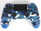 Blue Camo Dualshock 4 Controller (Playstation 4 / PS4)