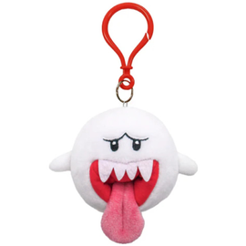 Porte-clés peluche Super Mario Bros Boo 4" [Little Buddy]