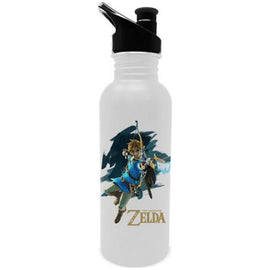 Zelda Breath of the Wild Archer Link Metal Water Bottle 25 oz