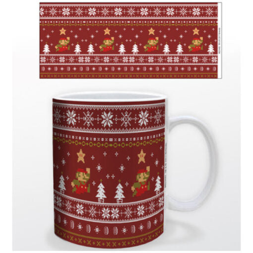 Super Mario Winter Holidays Ceramic Mug 11 oz