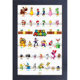 Cadre de personnages de l'univers Super Mario