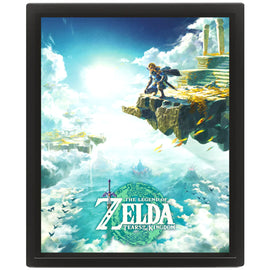 Cadre lenticulaire 3D Legend of Zelda Tears of the Kingdom