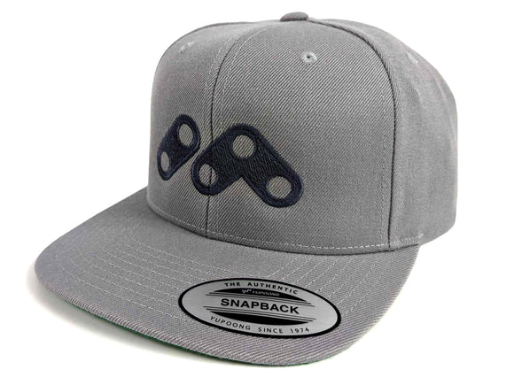 Snapback Cap [Retro MTL Logo] Gray