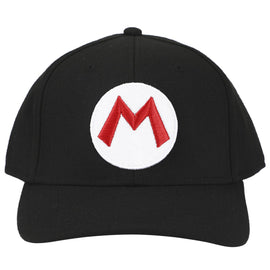Mario Embroidered Emblem Snapback Cap