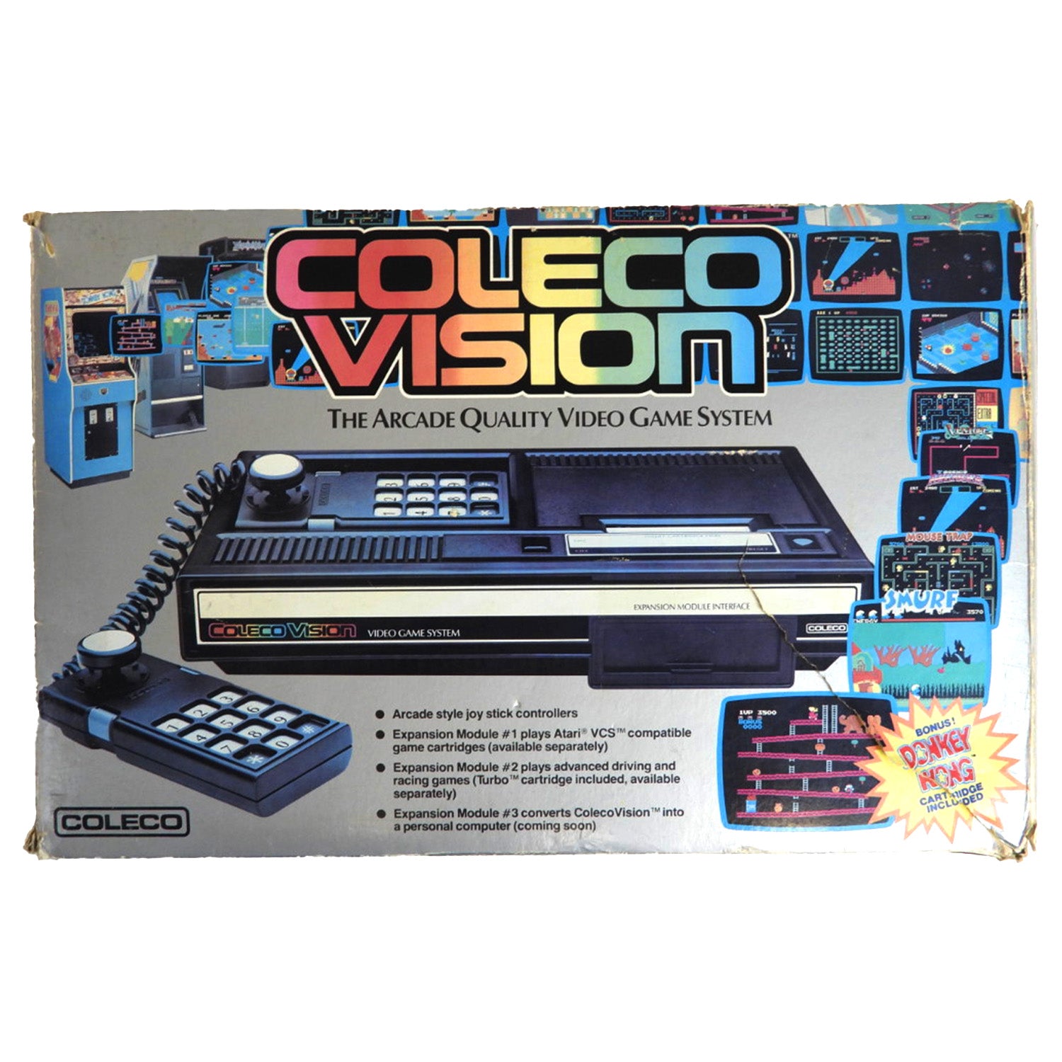 ColecoVision System + Donkey Kong