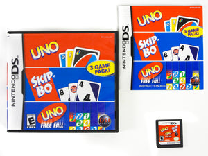 Uno & SkipBo & Free Fall (Nintendo DS)