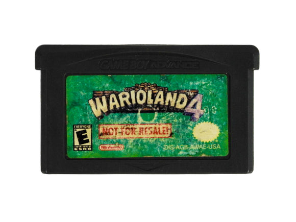 Wario Land 4 [Not For Resale] (Game Boy Advance / GBA)