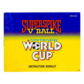 Super Spike Volleyball and World Cup Soccer [Manual] (Nintendo / NES)