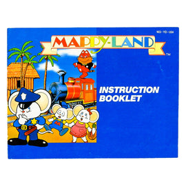 Mappy-Land [Manual] (Nintendo / NES)