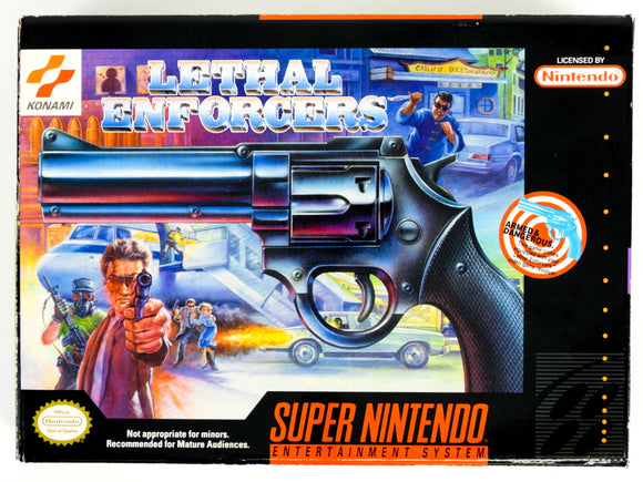 Lethal Enforcers [Gun Bundle] (Super Nintendo / SNES)