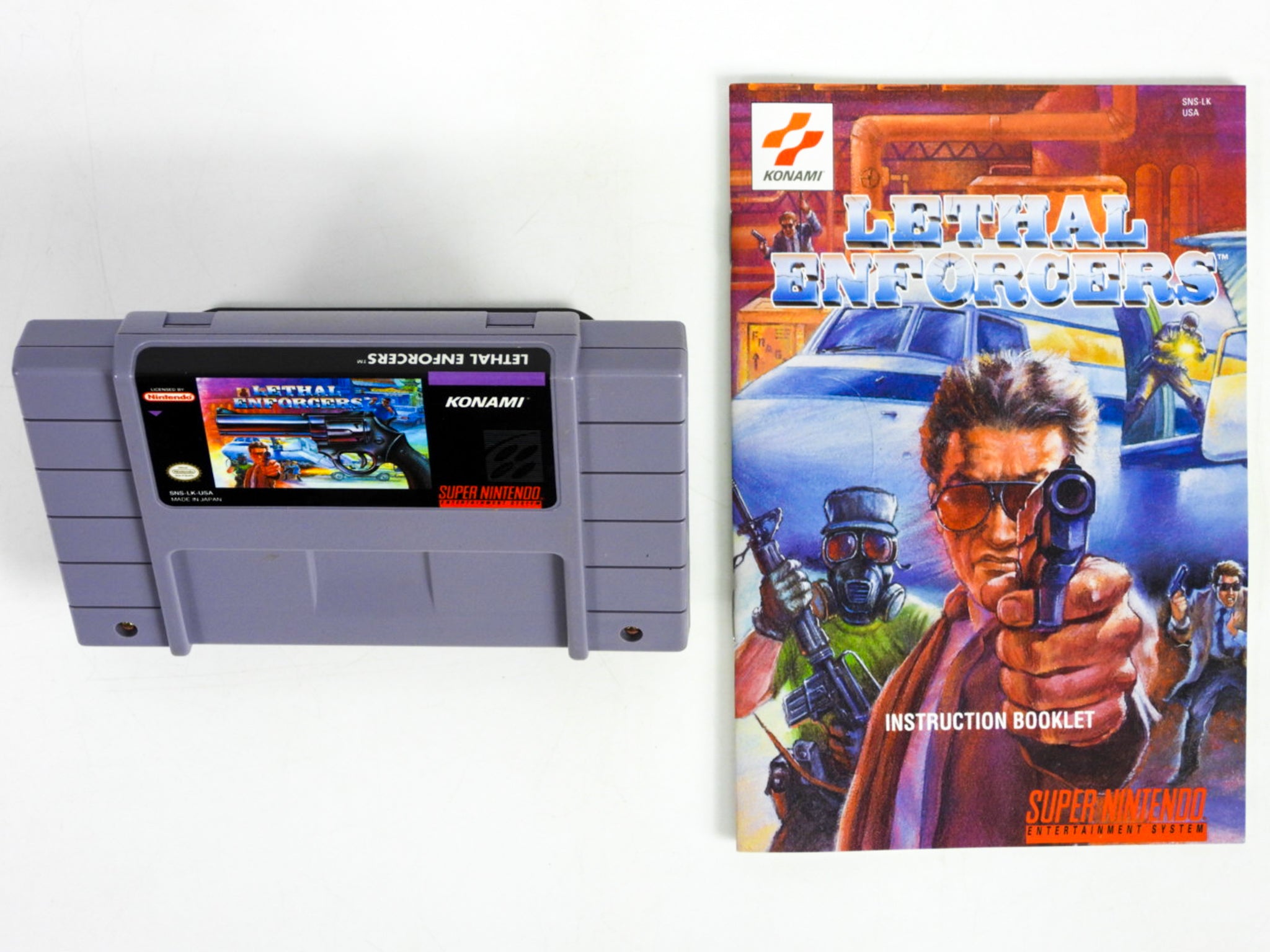 Lethal Enforcers Gun Bundle for factory Super Nintendo