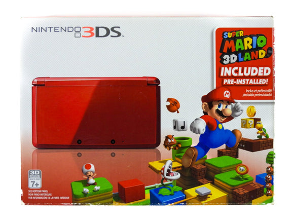 Nintendo 3DS System Flame Red [Super Mario 3D Land Bundle]