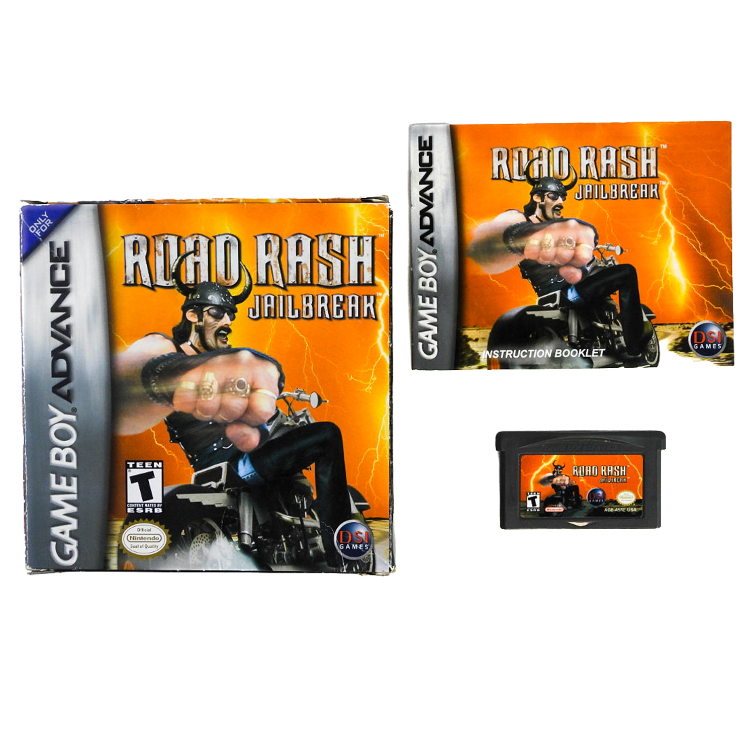Road Rash: Jailbreak (Nintendo Game Boy Advance / GBA) – Retro MTL