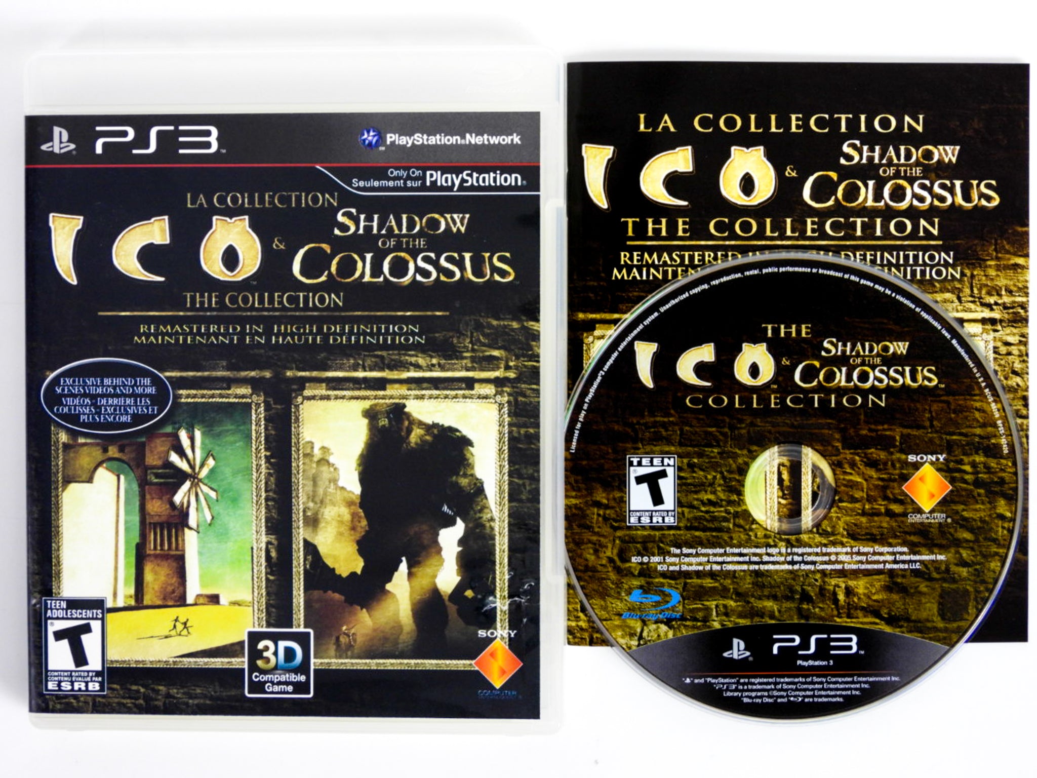 Ico & Shadow Of The Colossus Collection (Playstation 3 / PS3) – RetroMTL