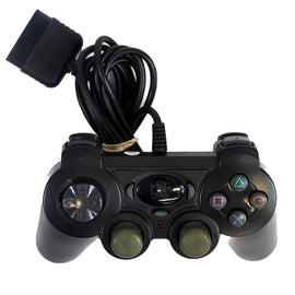 Black Wired Controller [Hip Gear] (PlayStation 2 / PS2)