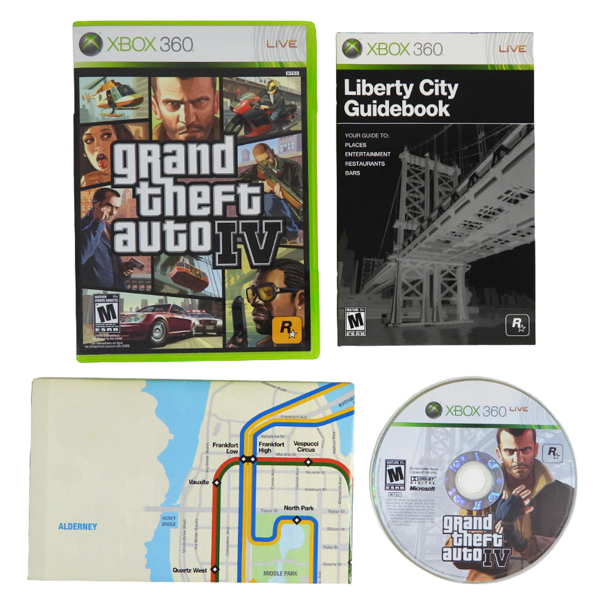 Grand Theft Auto IV 4 (Xbox 360)