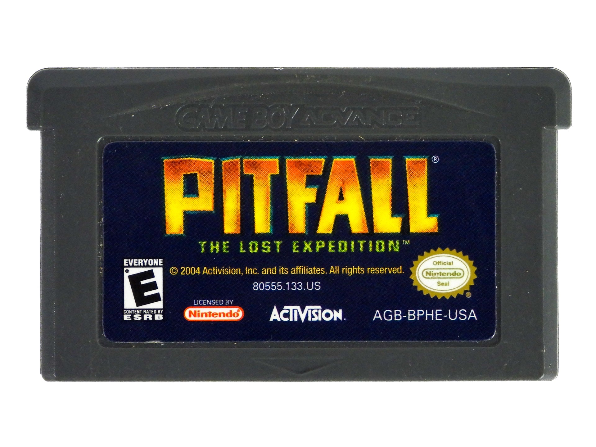 Jeu pour Game Boy Advance : Pitfall l’expédition perdue