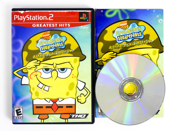 SpongeBob SquarePants Battle For Bikini Bottom [Greatest Hits] (Playstation 2 / PS2)