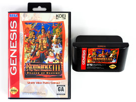Romance Of The Three Kingdoms III 3 Dragon Of Destiny (Sega Genesis)