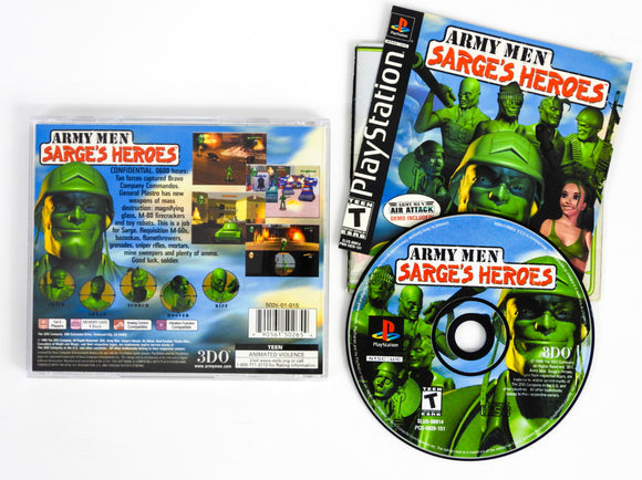 Army Men Sarge's Heroes (Playstation / PS1)