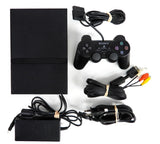 PlayStation 2 System Slim Black with 1 Assorted Controller (PS2)