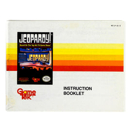 Jeopardy [Manual] (Nintendo / NES)